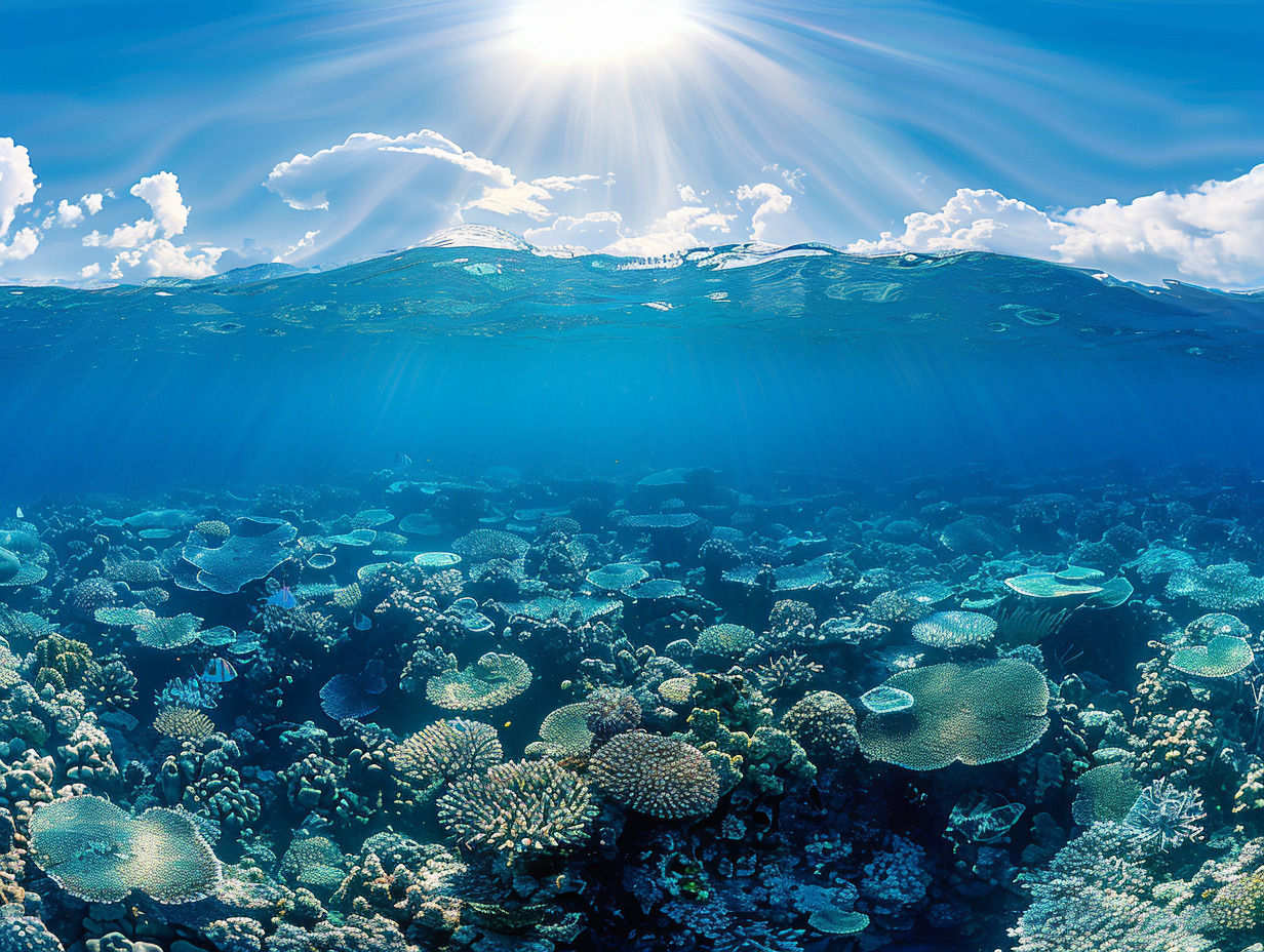 changement climatique + écosystèmes marins