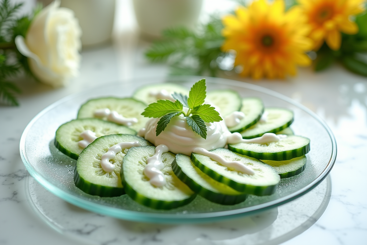 concombre crème